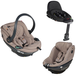 BeSafe Beyond 2 Ciemny Piaskowy zestaw modułowy z bazą Beyond 