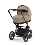Cybex Priam 4.0 Matt Black Cozy Beige wózek głęboki