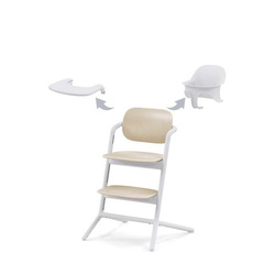 Cybex Lemo Sand White krzesełko do karmienia 3 w 1
