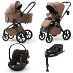Future Calvio Essential Mokka wózek 4w1 z Cybex Cloud G3 i Base G3