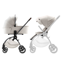 Britax Romer Rio Lux Soft Taupe wózek 2w1 głęboko-spacerowy
