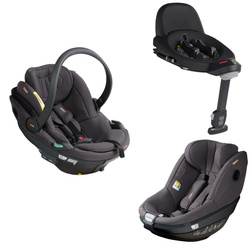 BeSafe Beyond 2 Dark Grey Melange zestaw modułowy z bazą Beyond 