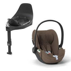 Cybex Cloud T i-Size Coconut Brown Plus Fotelik z bazą T zestaw 0-13 kg