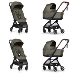 Bumprider Connect Mini Zielony wózek 2w1 bliźniaczy