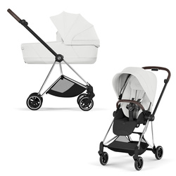 Cybex Mios 4.0 Style Chrome Brown Off White wózek 2w1 głęboko-spacerowy