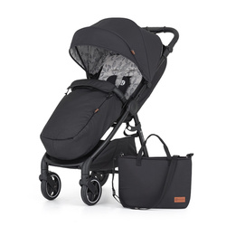 Petite&Mars Royal 3 Perfect Black stelaż Black wózek spacerowy