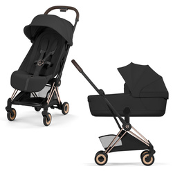 Cybex Coya 2 Style Rosegold Sepia Black wózek 2w1 głęboko-spacerowy
