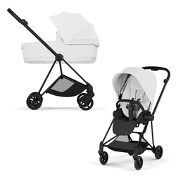 Cybex Mios 4.0 Style Matt Black Off White wózek 2w1 głęboko-spacerowy