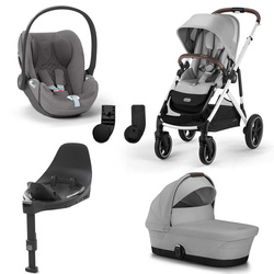 Cybex Gazelle S 4w1 Lava Grey z fotelikiem Cloud T i-Size PLUS i bazą T