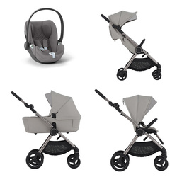 Anex iQ Premium Silve zestaw 4w1 z fotelikiem Cloud T i-Size Plus