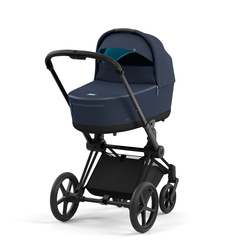Cybex Priam 4.0 Matt Black Nautical Blue wózek głęboki