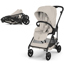 Cybex Melio Carbon Dune Grey wózek spacerowy