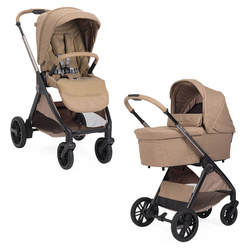 Chicco Bellagio 2 Caramel wózek 2w1 głęboko-spacerowy z gondolą Flexi