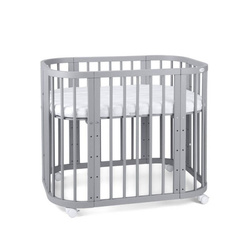 Waldin Łóżeczko 5w1 Szare z opcją kołyski