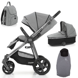 Oyster 3 Wózek 2w1 Moon z plecakiem i śpiworkiem
