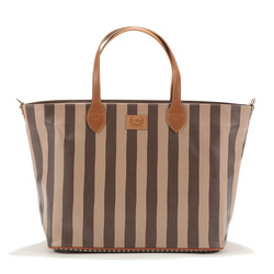 La Millou Torba medium Feeria Premium Zip Stripes Brown