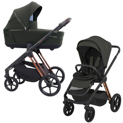 Espiro Miloo 2025 Luxury Green wózek głęboko-spacerowy 2w1