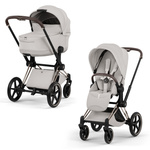 Cybex Priam 5.0 Champagne Gold City Grey wózek 2w1 głęboko-spacerowy