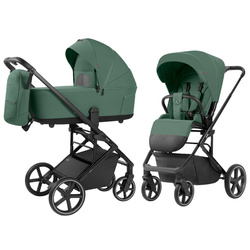 Carrello Alfa 2025 CRL-6522 Meadow Green wózek 2w1 głęboko-spacerowy