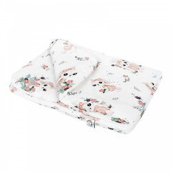 Bonjour Cherie Bambusowa Kołderka Niemowlaka 65 x 75 cm Romantyczny Królik