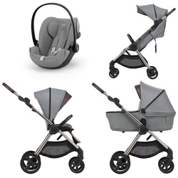 Anex iQ Premium Pure zestaw 3w1 z fotelikiem Cybex Cluod G Plus