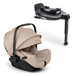 Bugaboo Otter Desert Taupe fotelik z Bazą 360 Isofix zestaw 0-13 kg