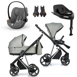 Roan IVI 2.0 Tea Leaf zestaw 4 w 1 z fotelikiem Cybex Cloud G i-Size i bazą isofix