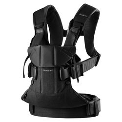 BabyBjorn nosidełko ONE Woven Czarny
