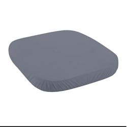 Waldin Prześcieradło z bawełny organicznej 73x73 Grafitowe