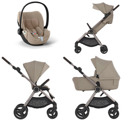 Anex iQ Premium Sandy zestaw 3w1 z fotelikiem Cybex Cluod T Plus