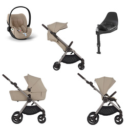 Anex iQ Premium Creamy zestaw 5w1 z fotelikiem Cloud T i-Size Plus i bazą T