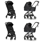 Bumprider Connect Mini Czarny wózek 2w1 bliźniaczy