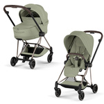 Cybex Mios 4.0 Style Champagne Gold Sage Green wózek 2w1 głęboko-spacerowy