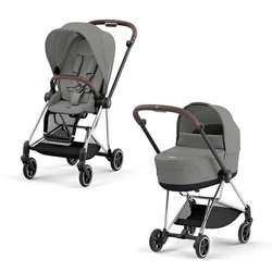 Cybex Mios Chrome Brown Mirage Grey wózek głęboko-spacerowy 2w1