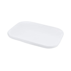 Waldin Prześcieradło z bawełny organicznej 93x65 do łóżeczka 5w1 Białe