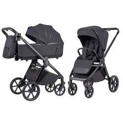 Carrello Omega Plus Meteor Grey wózek 2w1 głęboko-spacerowy
