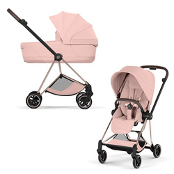 Cybex Mios 4.0 Style Rosegold Peach Pink wózek 2w1 głęboko-spacerowy