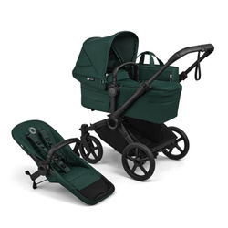 Bugaboo Donkey 6 Komplet Mono Black/Fern Green wózek 2w1 głęboko-spacerowy