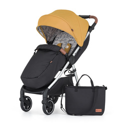 Petite&Mars Royal 3 Dense Honey stelaż Silver wózek spacerowy