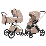 Carrello Vector CRL-6550 Walnut Beige wózek 2w1 głęboko-spacerowy