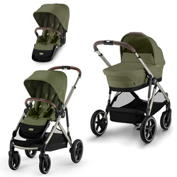 Cybex Gazelle S Moss Green zestaw 2w1 z dodatkowym siedziskiem