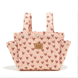 La Millou Organizer Ortalionowy do wózka Heartbeat Pink