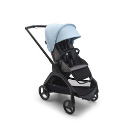 Bugaboo Dragonfly wózek spacerowy rama Black/Grey Melange-Skyline Blue