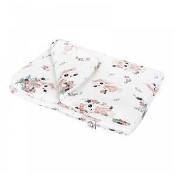 Bonjour Cherie Bambusowa Kołderka Średniaka 75 x 100 cm Romantyczny Królik