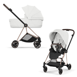 Cybex Mios 4.0 Style Rosegold Off White wózek 2w1 głęboko-spacerowy