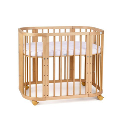 Waldin Łóżeczko 5w1 Natural z opcją kołyski