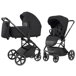 Carrello Alfa 2025 CRL-6522 Rock Black wózek 2w1 głęboko-spacerowy
