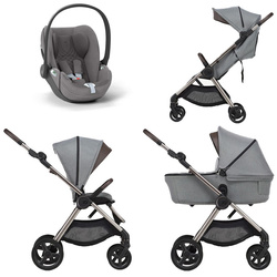 Anex iQ Premium Pure zestaw 3w1 z fotelikiem Cybex Cluod T Plus