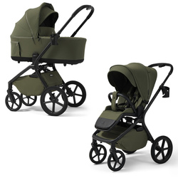 Future Design Inspiro Silk Olive wózek 2w1 głęboko-spacerowy