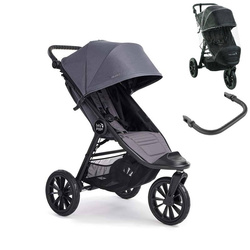 Baby Jogger City Elite 2 Stone Grey Zestaw z Folią i Pałąkiem